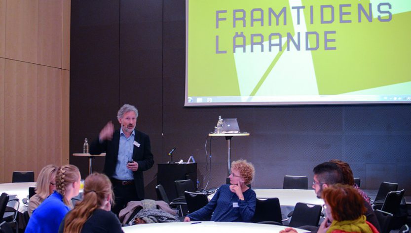 Bild från seminarium på Framtidens Lärande 2013