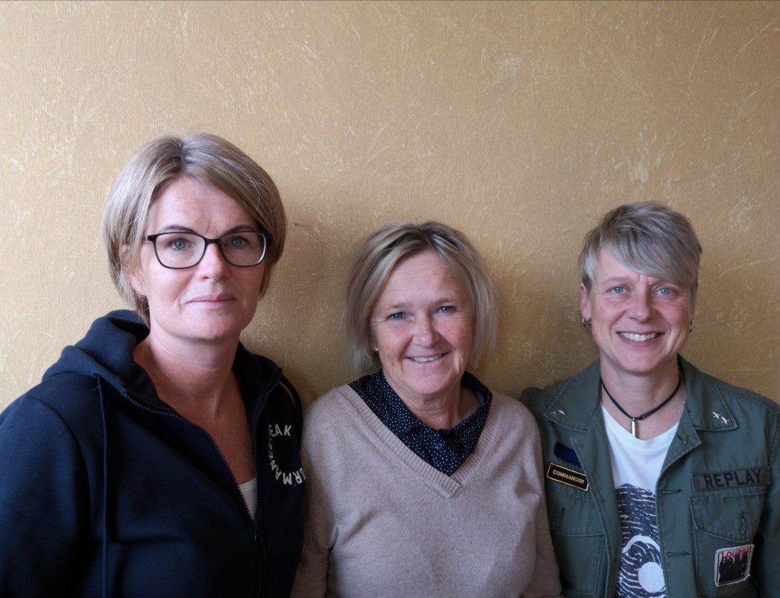 foto Tina Rolf, Bente Boqvist och Jessica Bergsten