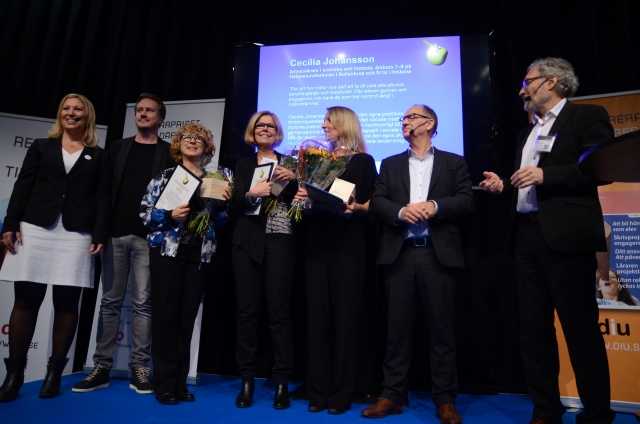Pristagarna Guldäpplet 2015 med prisutdelarna