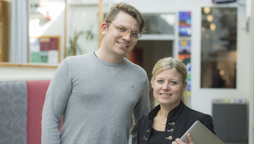 Torbjörn Ott, Lektor i tillämpad IT och Jennie Larsson Häggström, IKT-förstelärare